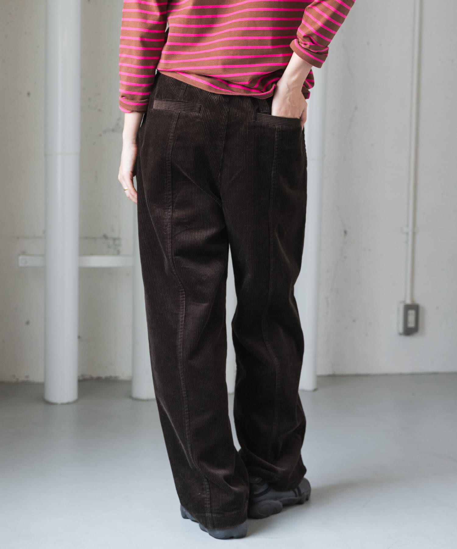 URBAN RESEARCH DOORS「FORK&SPOON　コーデュロイパンツ」|その他|ブラウン