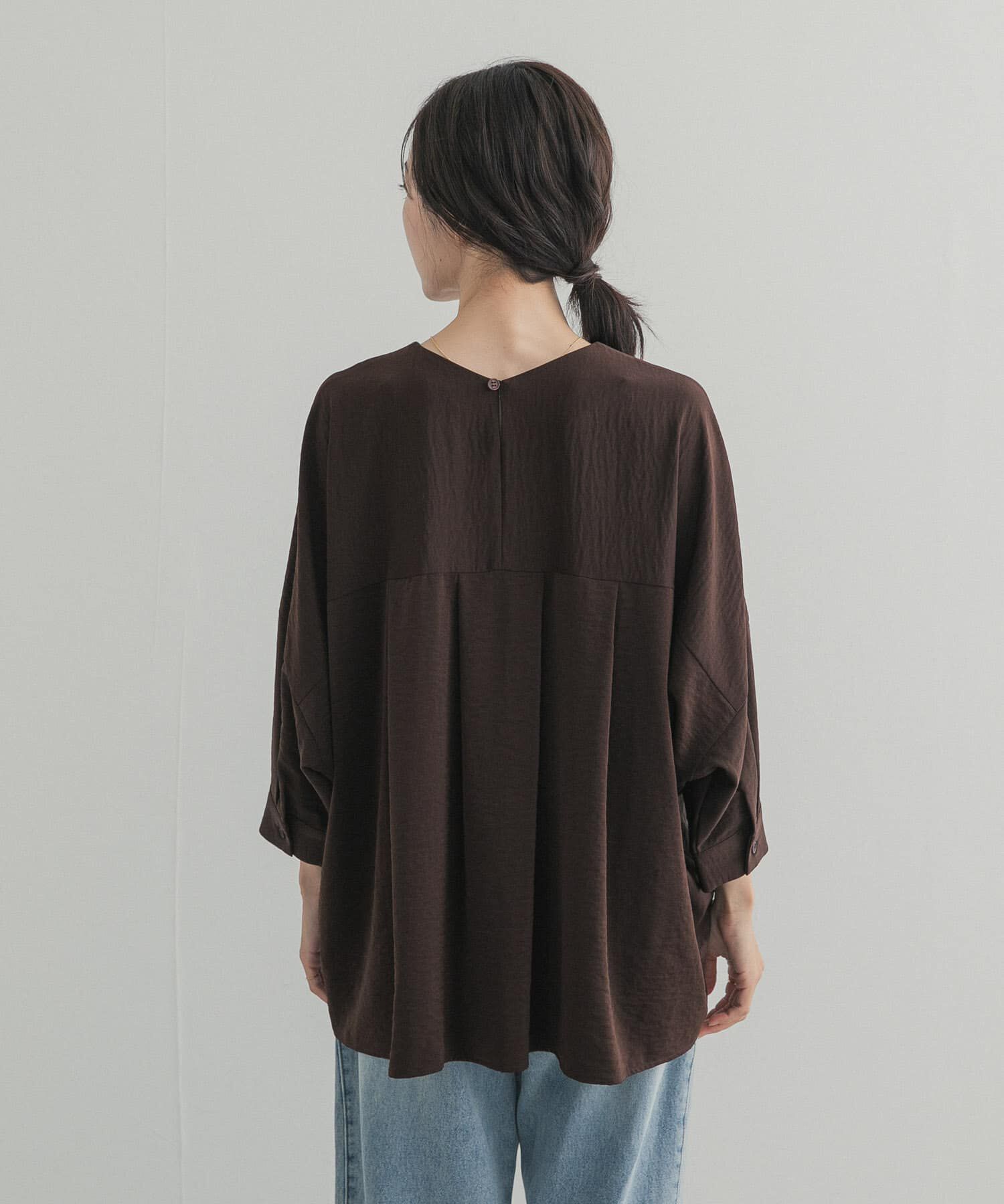 URBAN RESEARCH DOORS「ウエストタックドルマンブラウス」|シャツ・ブラウス|