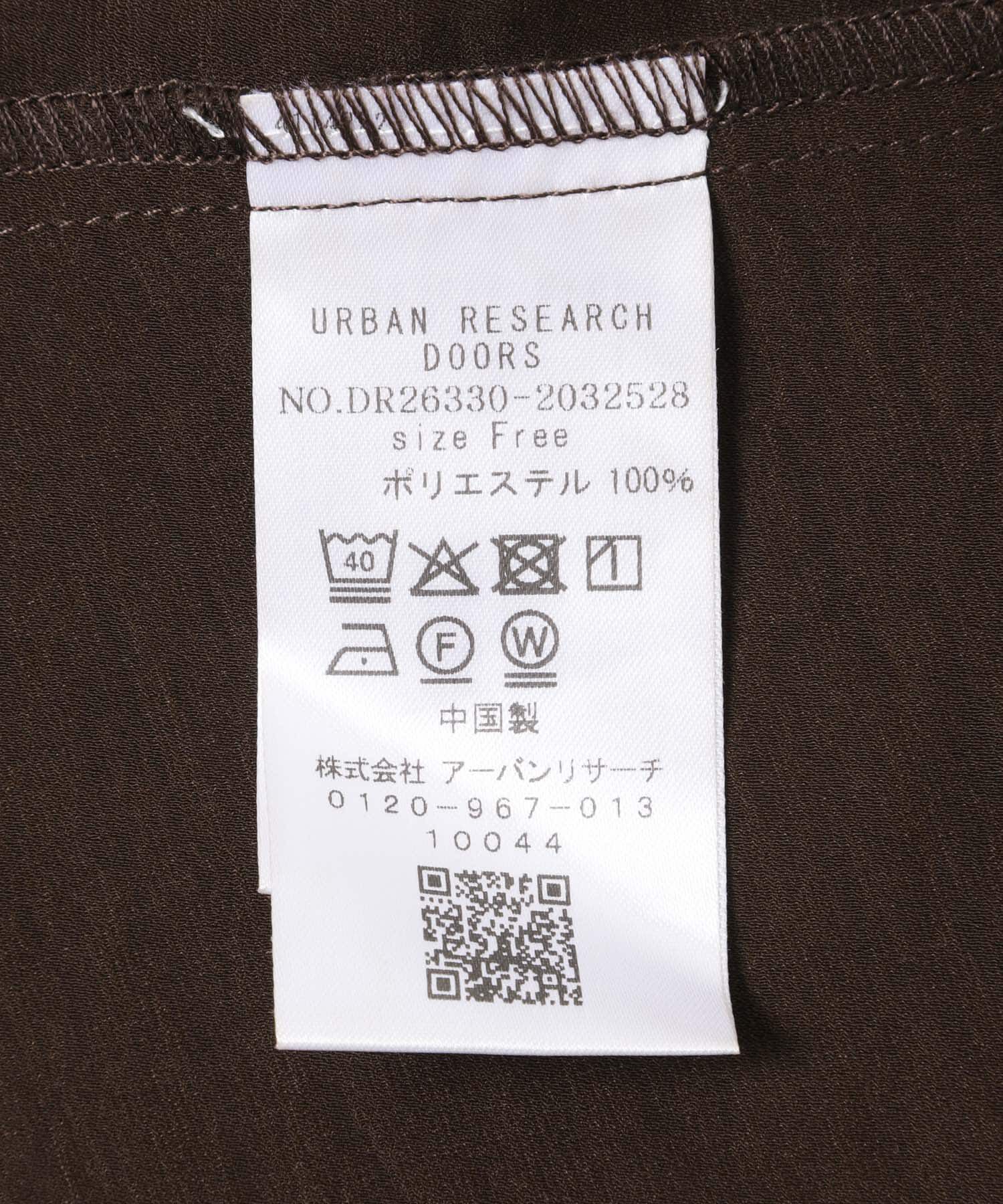 URBAN RESEARCH DOORS「ウエストタックドルマンブラウス」|シャツ・ブラウス|