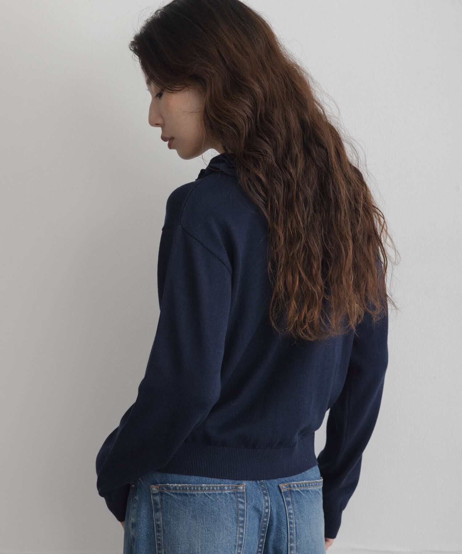 Sonny Label 「『WEB限定』フロントフリルニットプルオーバー」|ニット・セーター|