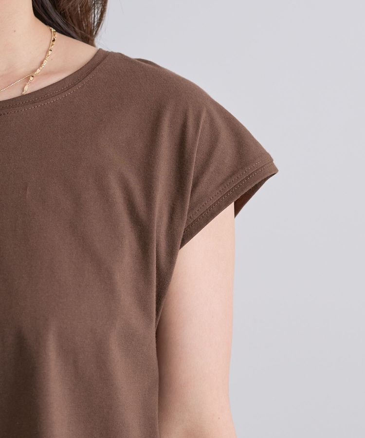 Green Parks「裾レースイレヘムフレンチTシャツ」|Tシャツ・カットソー|