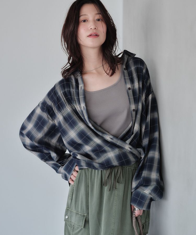Green Parks「【しゃれシャツ】2wayシャーリングシャツ」|シャツ・ブラウス|
