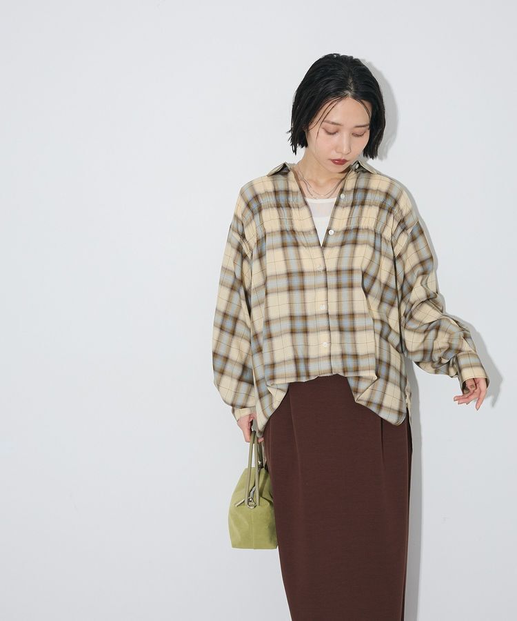 Green Parks「【しゃれシャツ】2wayシャーリングシャツ」|シャツ・ブラウス|