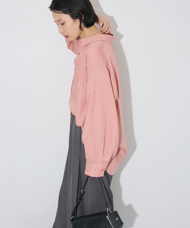 Green Parks「【しゃれシャツ】2wayシャーリングシャツ」|シャツ・ブラウス|