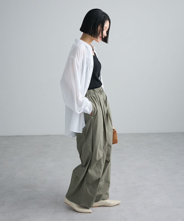 Green Parks「【しゃれシャツ】2wayシャーリングシャツ」|シャツ・ブラウス|