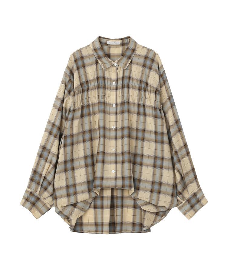 Green Parks「【しゃれシャツ】2wayシャーリングシャツ」|シャツ・ブラウス|