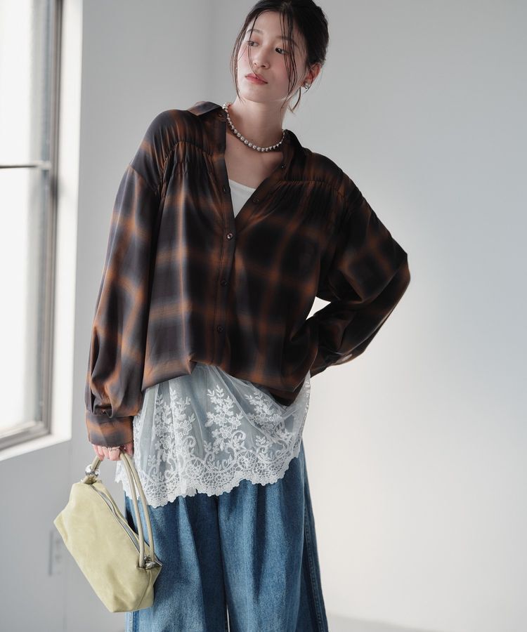 Green Parks「【しゃれシャツ】2wayシャーリングシャツ」|シャツ・ブラウス|
