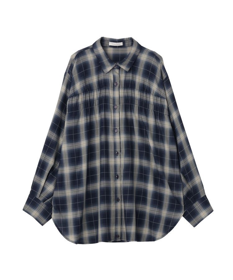 Green Parks「【しゃれシャツ】2wayシャーリングシャツ」|シャツ・ブラウス|