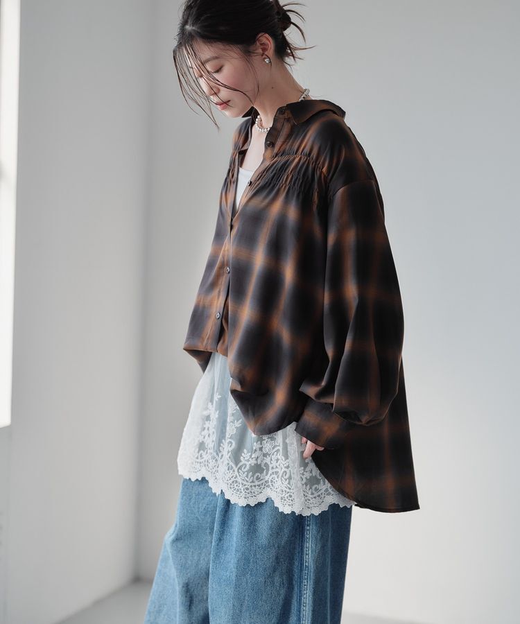 Green Parks「【しゃれシャツ】2wayシャーリングシャツ」|シャツ・ブラウス|