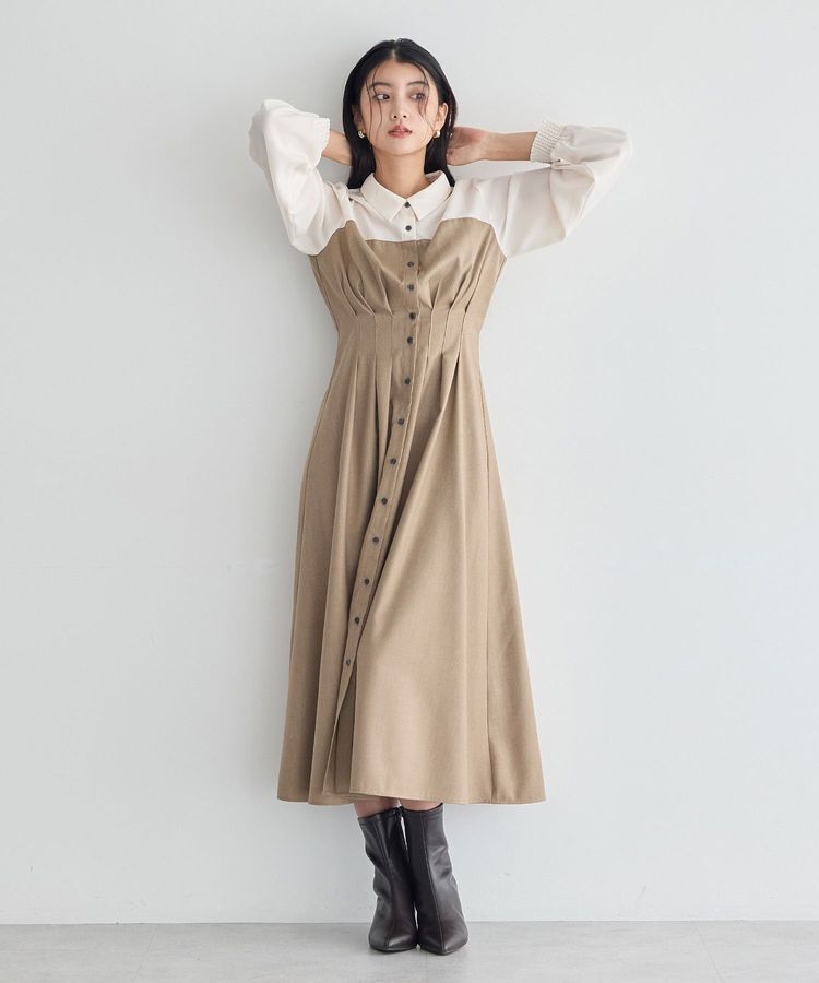 YECCA VECCA「ベアドッキングワンピース」|ワンピース|