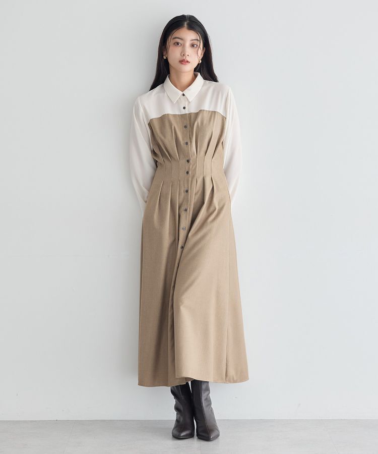 YECCA VECCA「ベアドッキングワンピース」|ワンピース|