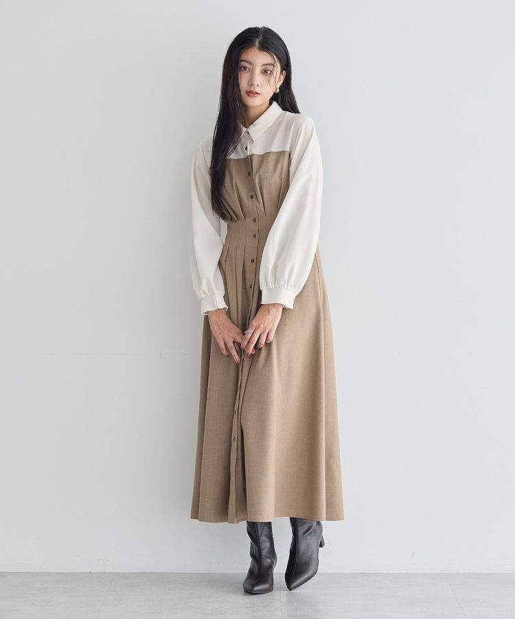 YECCA VECCA「ベアドッキングワンピース」|ワンピース|