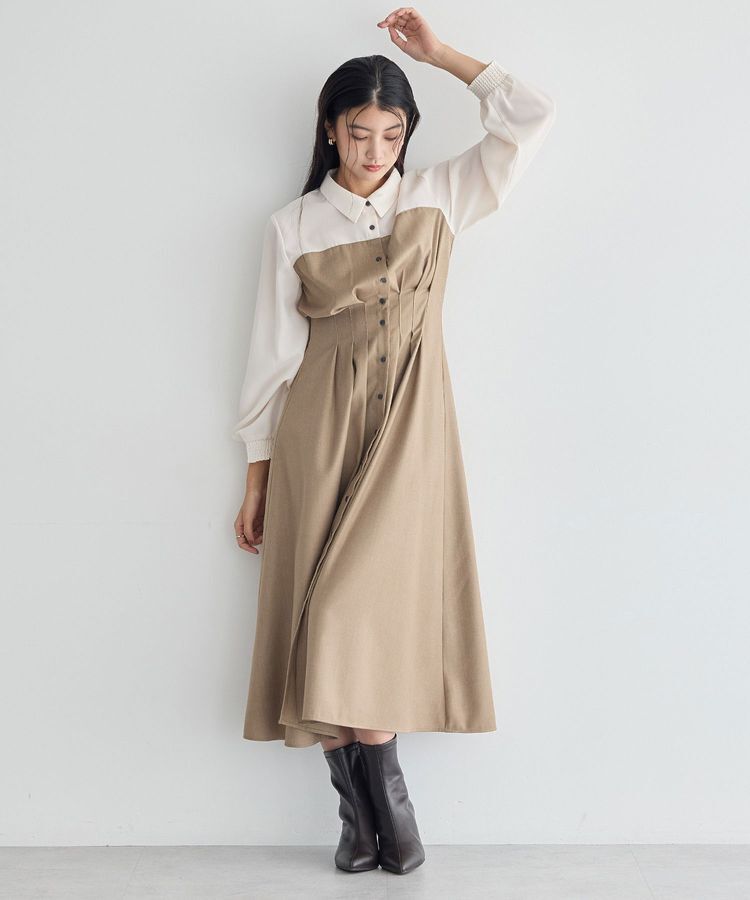 YECCA VECCA「ベアドッキングワンピース」|ワンピース|