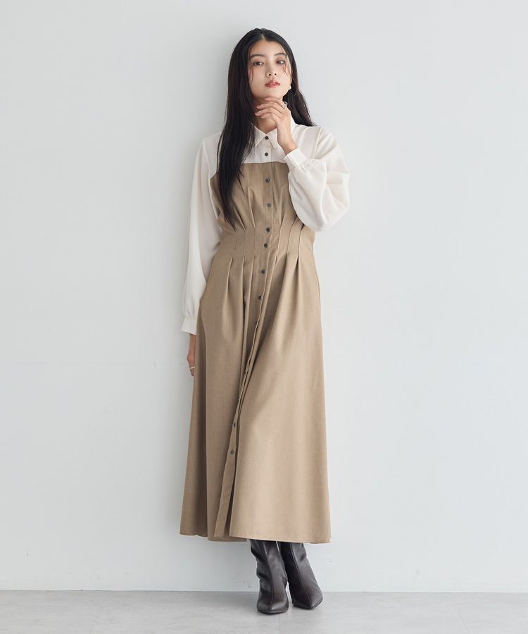 YECCA VECCA「ベアドッキングワンピース」|ワンピース|