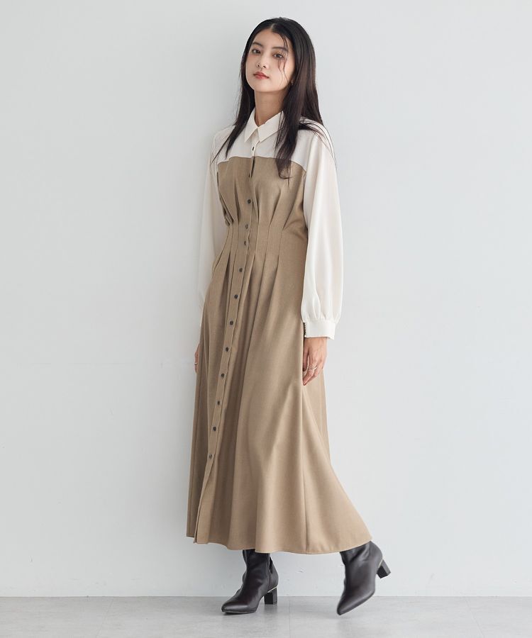 YECCA VECCA「ベアドッキングワンピース」|ワンピース|