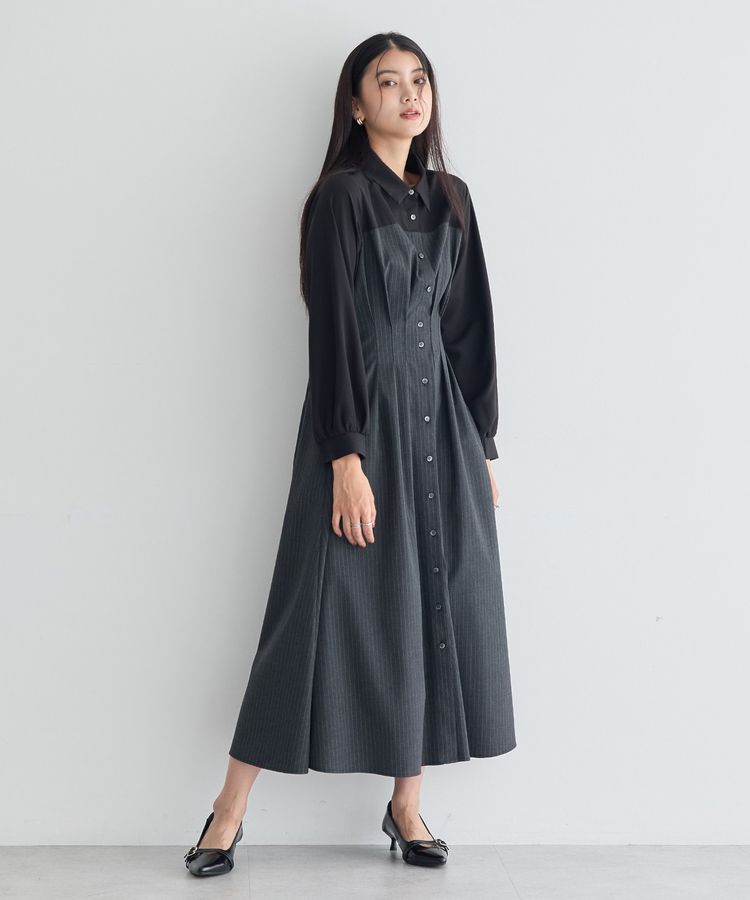 YECCA VECCA「ベアドッキングワンピース」|ワンピース|Stripe