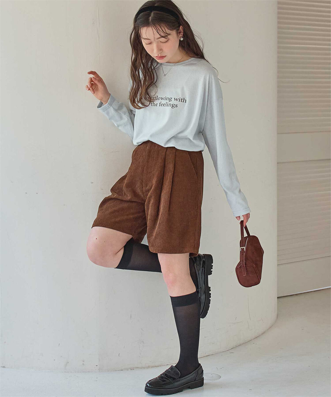 titivate「文字プリントシアーロングTシャツ」|Tシャツ・カットソー|