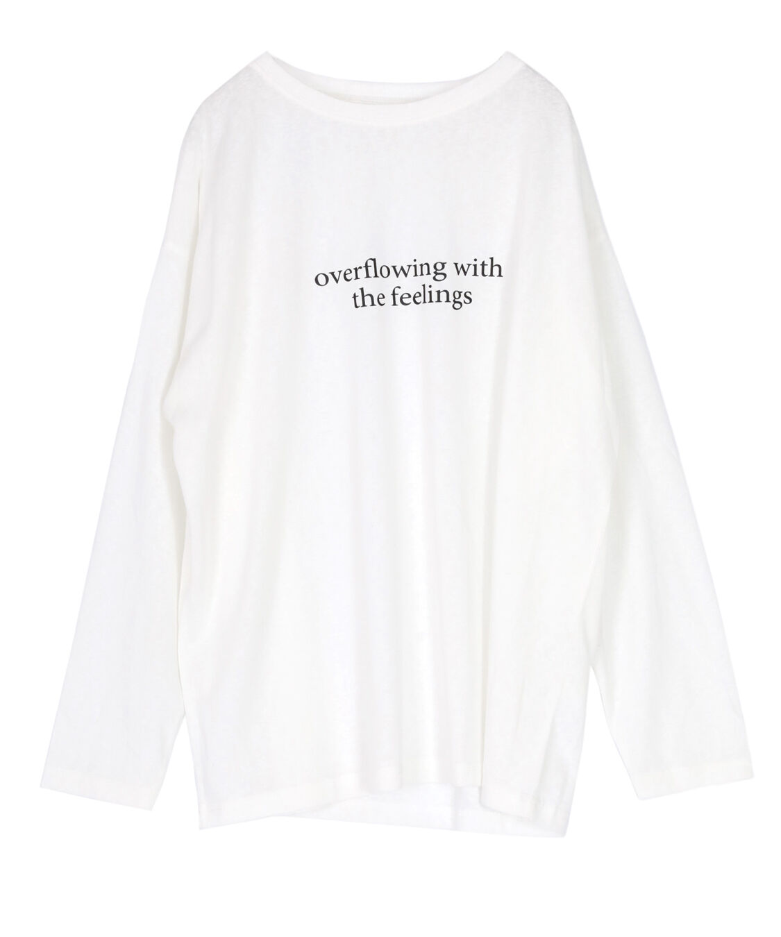 titivate「文字プリントシアーロングTシャツ」|Tシャツ・カットソー|