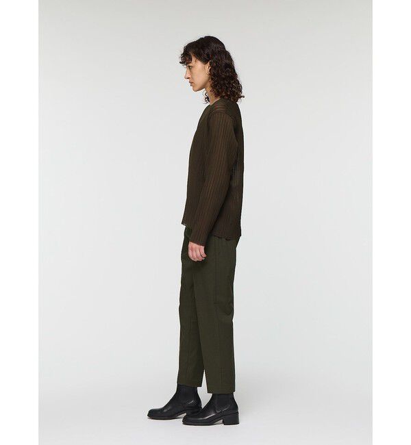 mizuiro ind「mizuiro ind T/Rセンタープレスパンツ」|その他|