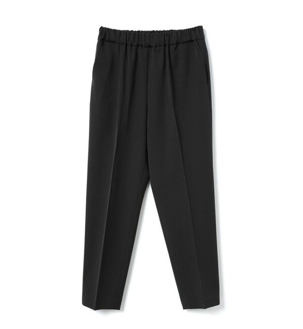 mizuiro ind「mizuiro ind T/Rセンタープレスパンツ」|その他|ブラック