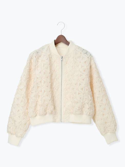 Te chichi「テープレースボリュームジップブルゾン《2026 AUTUMN LOOK item》」|ブルゾン・スタジャン|