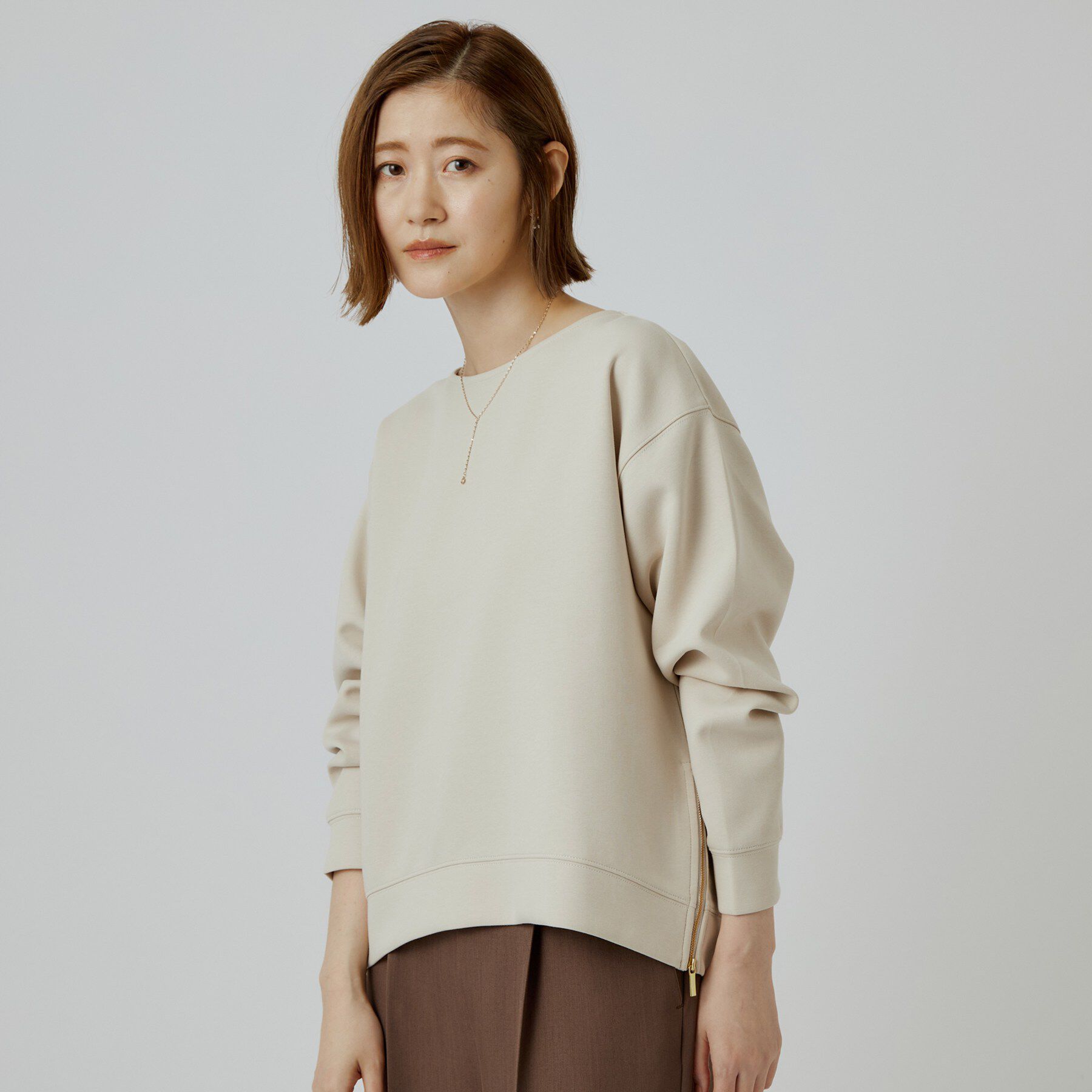 grove「ダンボーサイドジッププルオーバー」|Tシャツ・カットソー|