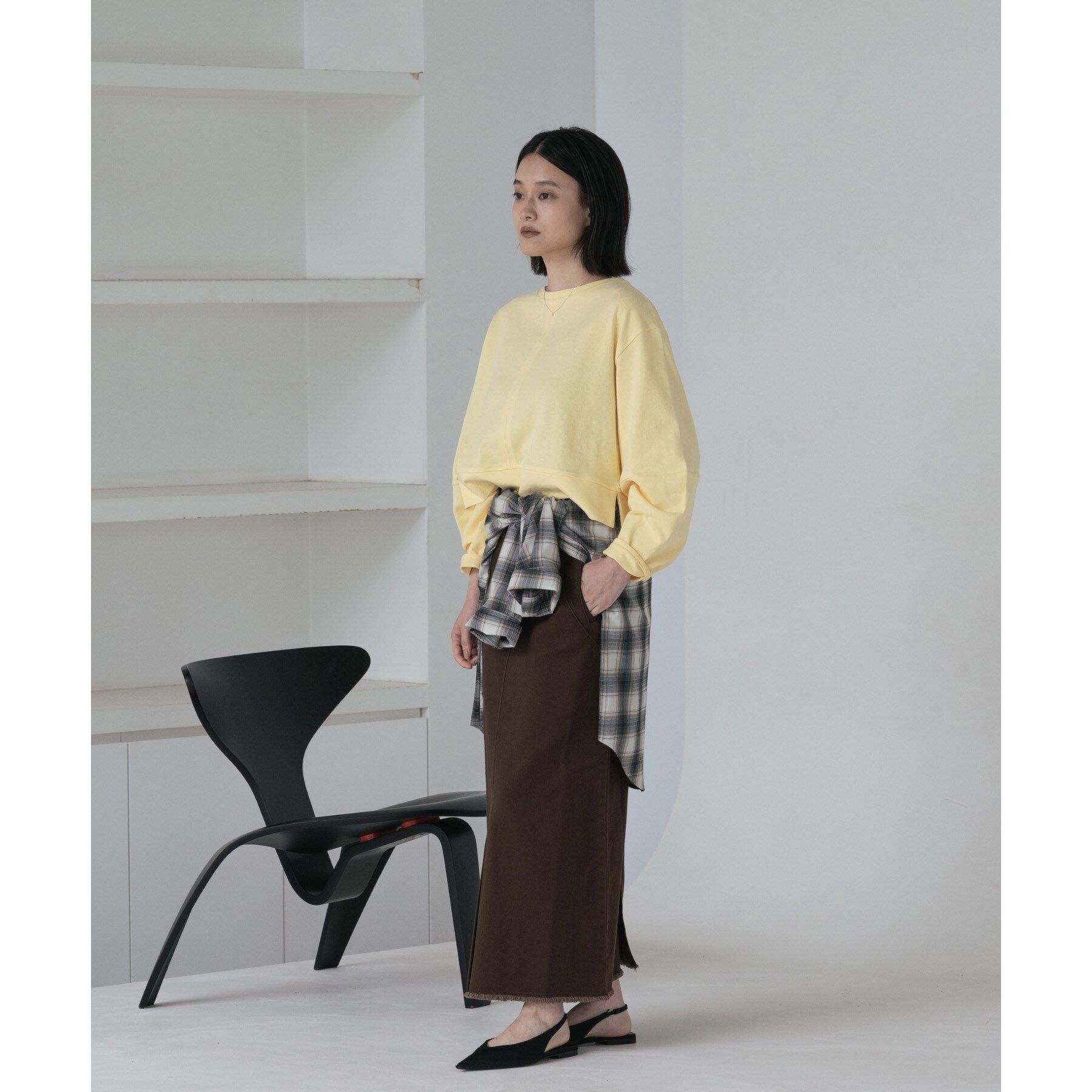 GALLEST「ロングスリーブフォルムカットソー」|Tシャツ・カットソー|