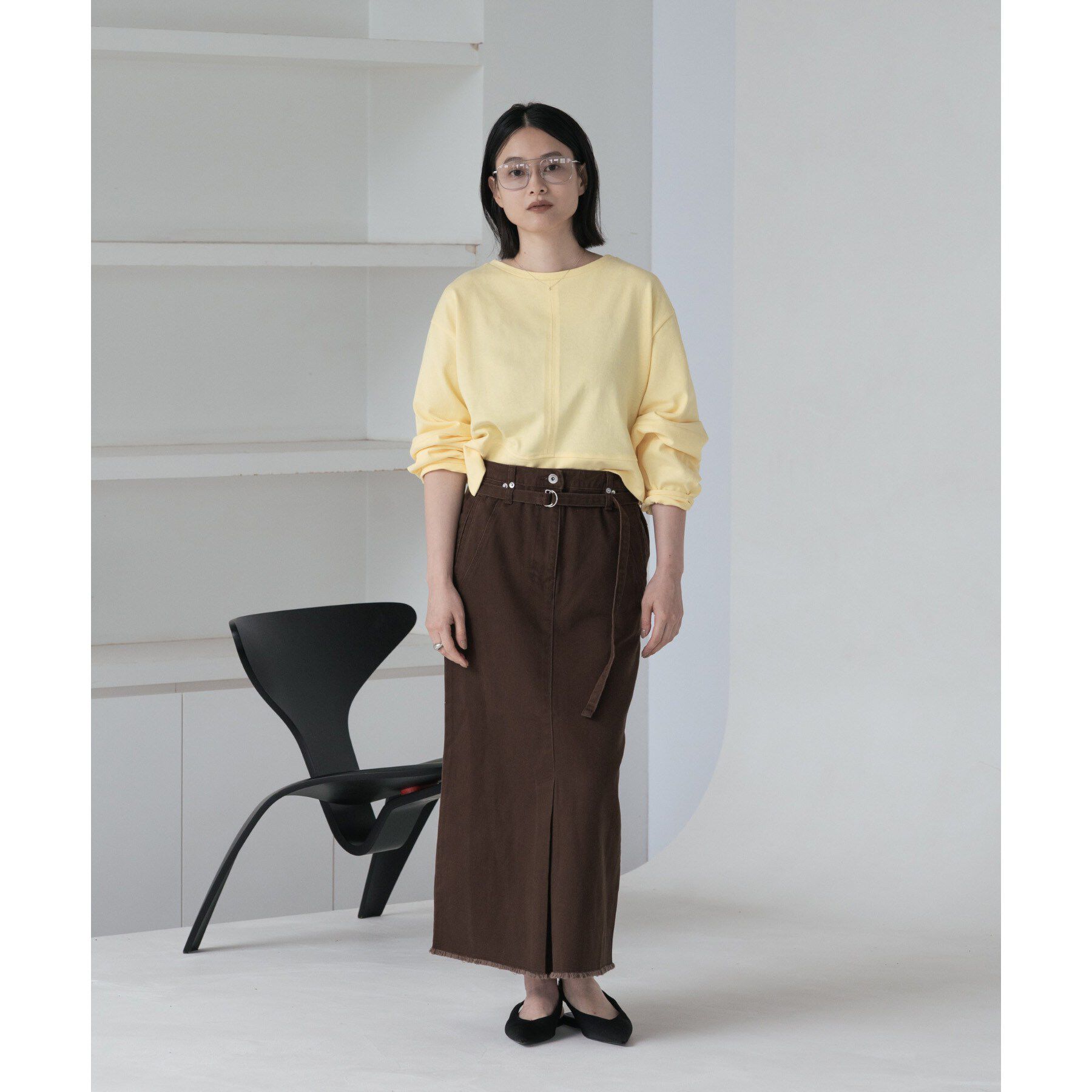GALLEST「ロングスリーブフォルムカットソー」|Tシャツ・カットソー|
