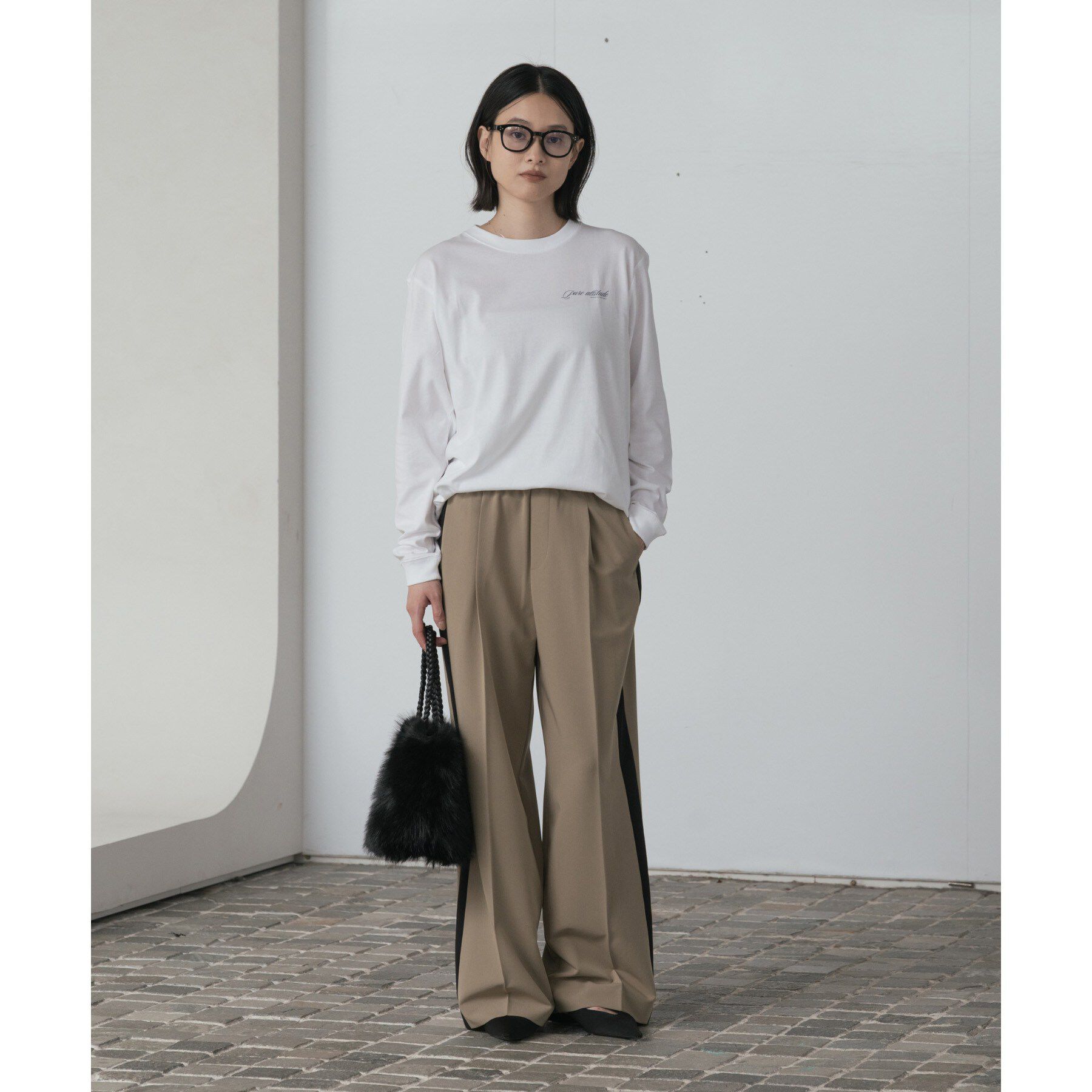 GALLEST「ワンポイントロゴロンT」|Tシャツ・カットソー|