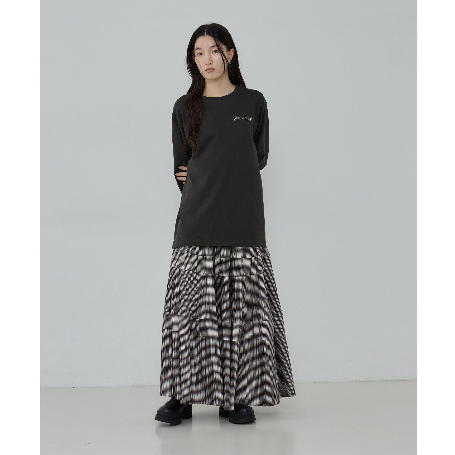 GALLEST「ワンポイントロゴロンT」|Tシャツ・カットソー|