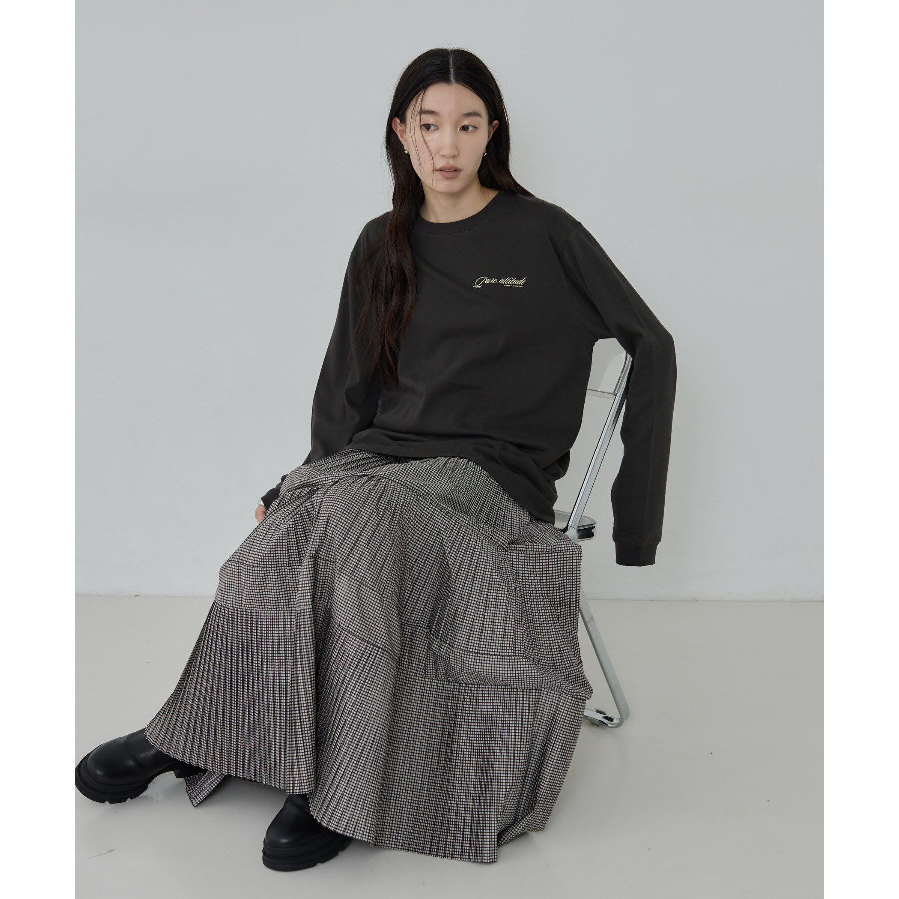 GALLEST「ワンポイントロゴロンT」|Tシャツ・カットソー|