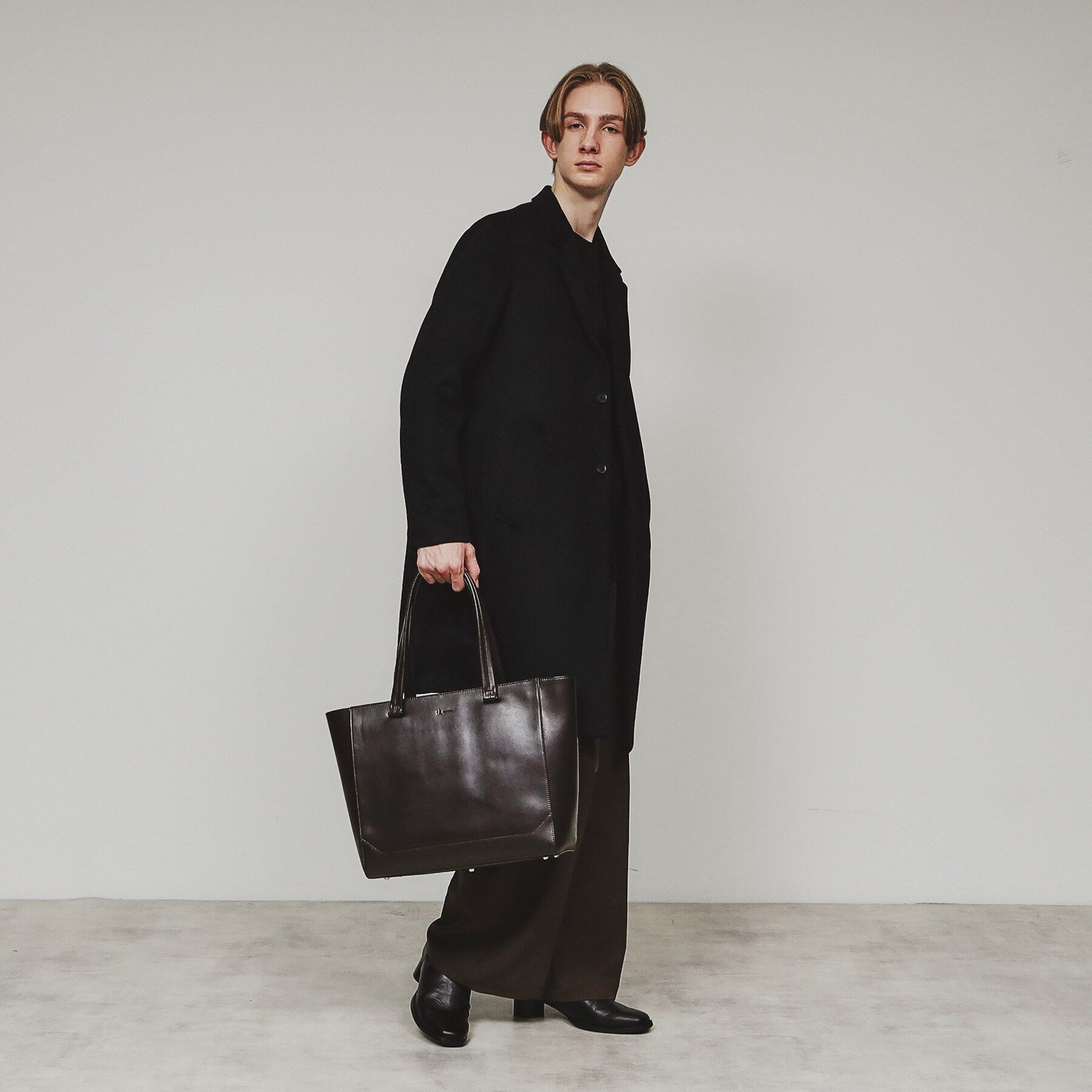 tk.TAKEO KIKUCHI「Refined Leather トートバッグ/ビジネス/A4収納可/ONOFF兼用」|トートバッグ|
