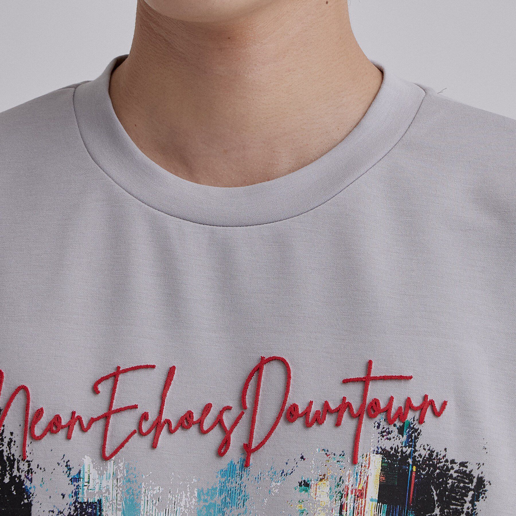 tk.TAKEO KIKUCHI「ブラシ刺繍長袖Tシャツ」|Tシャツ・カットソー|