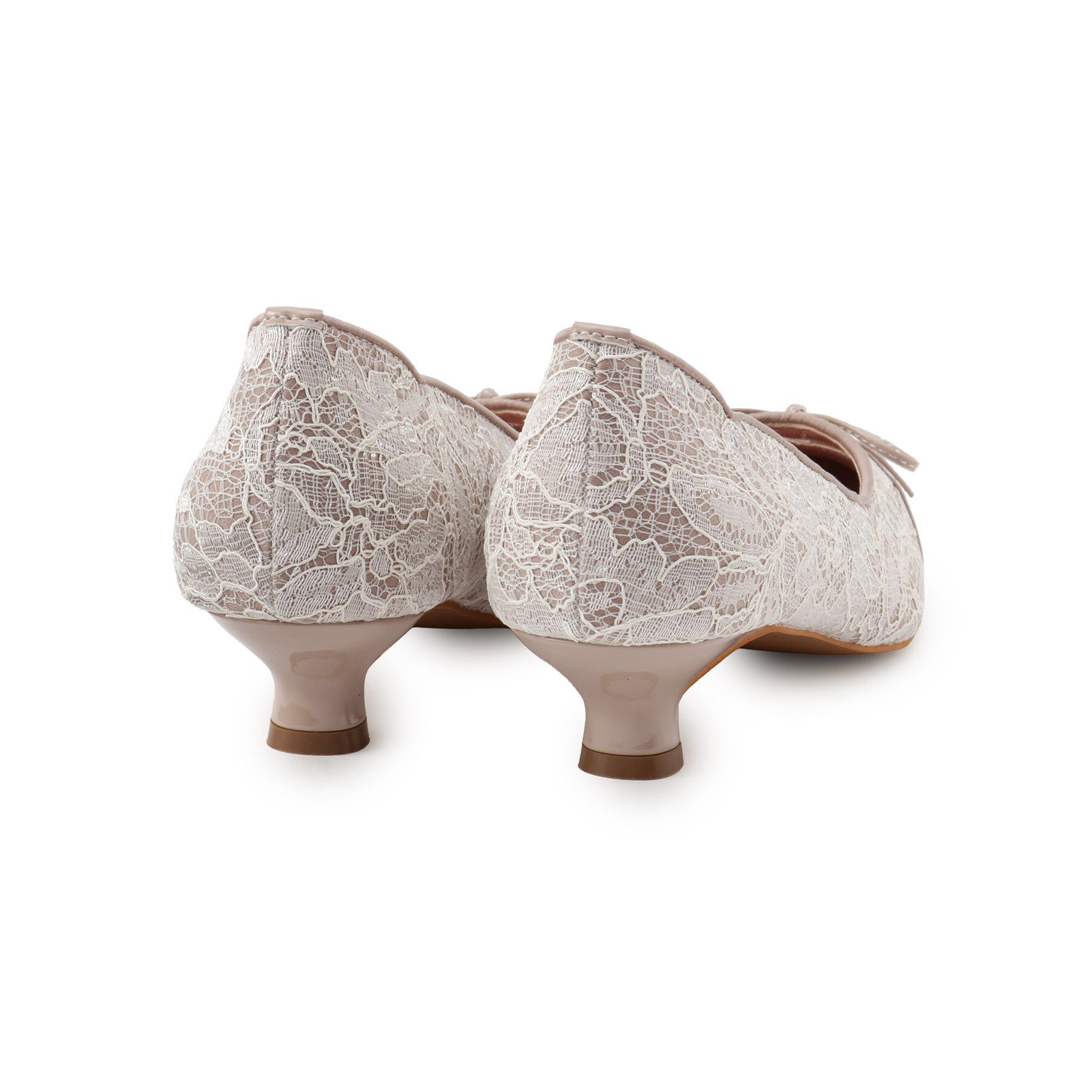 Couture broach「レースリボンパンプス」|パンプス|