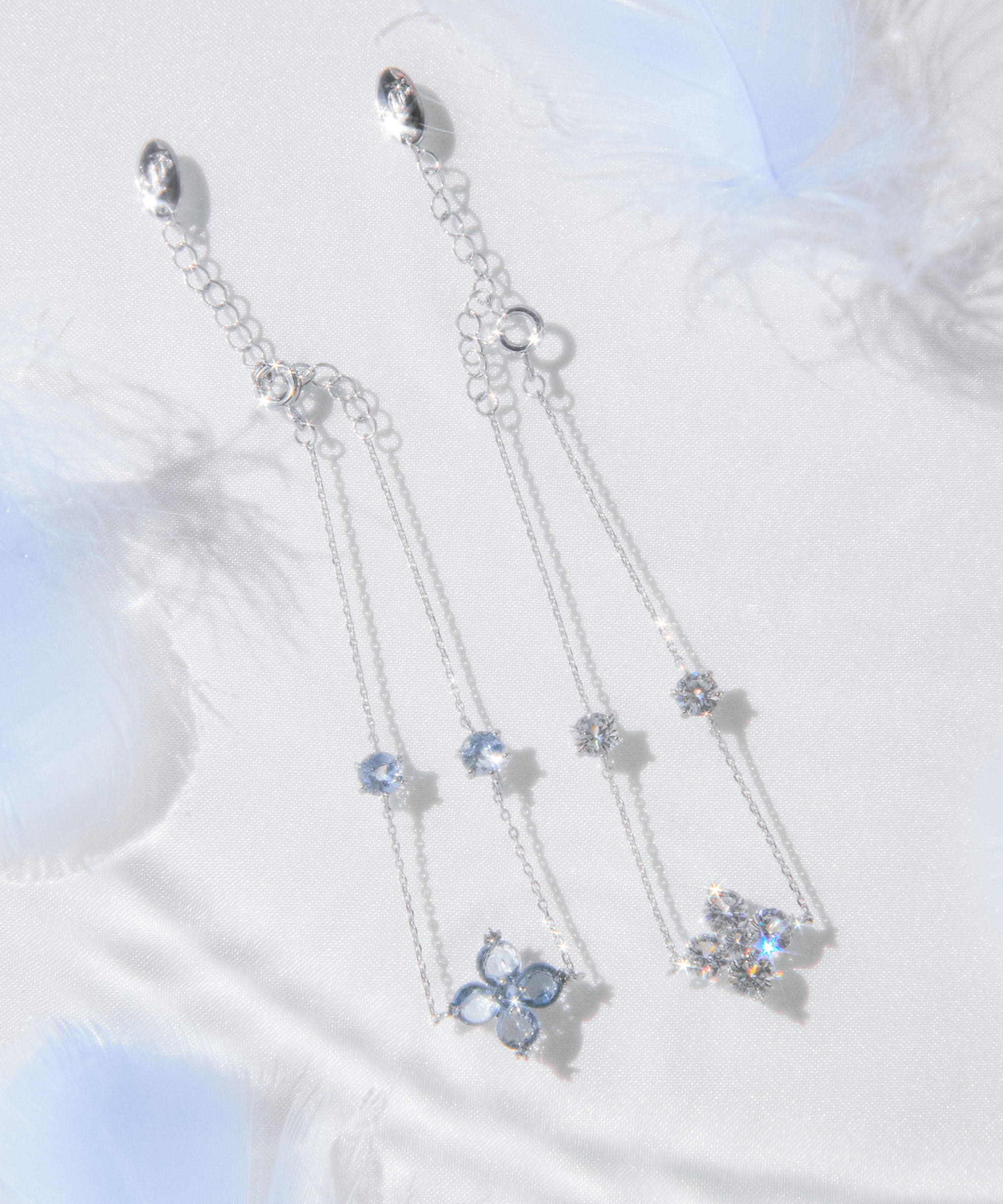  「Cubic 大粒クローバーブレスレット」|その他|シルバー