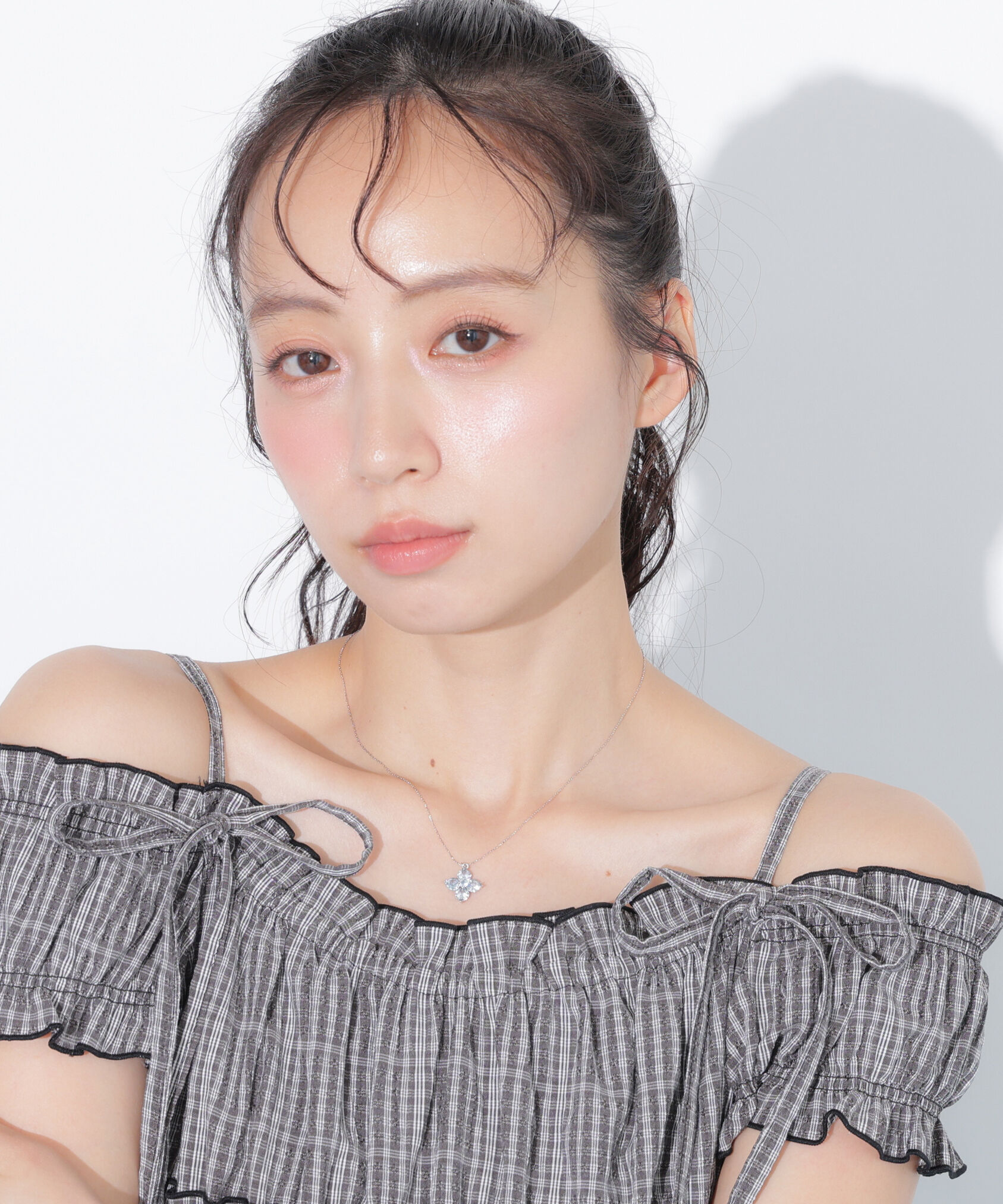  「Cubic 大粒クローバーネックレス」|その他|