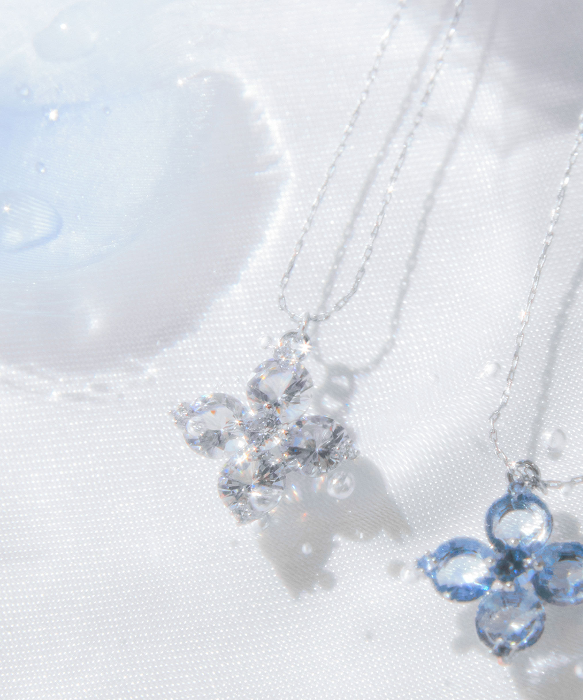  「Cubic 大粒クローバーネックレス」|その他|シルバー