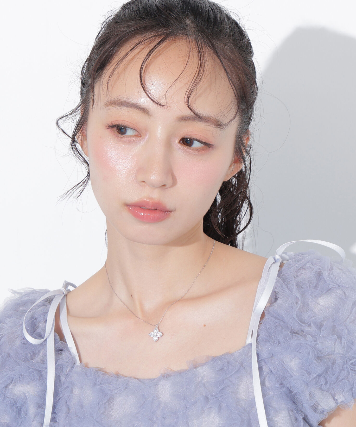  「Cubic 大粒クローバーネックレス」|その他|