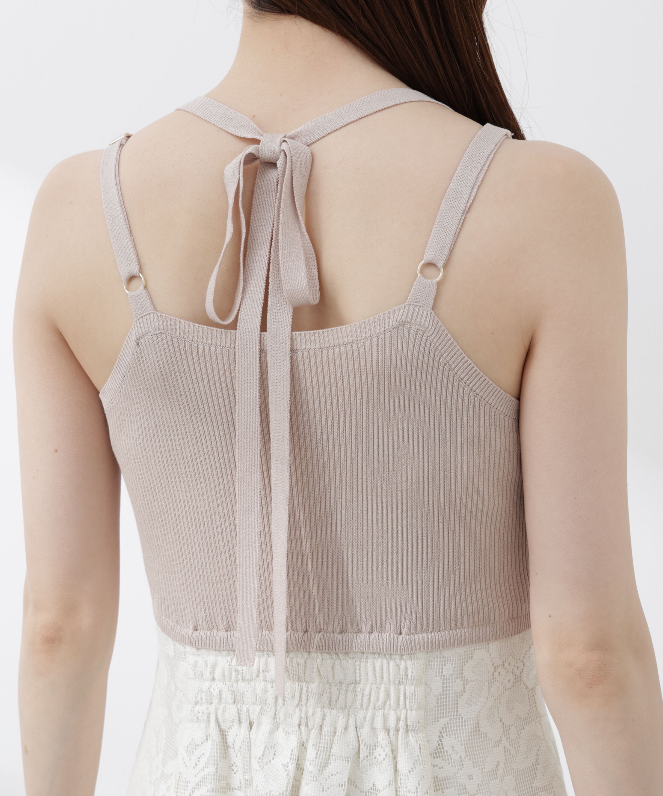 PROPORTION BODY DRESSING「ニットドッキングレースワンピース 26SS」|ワンピース|