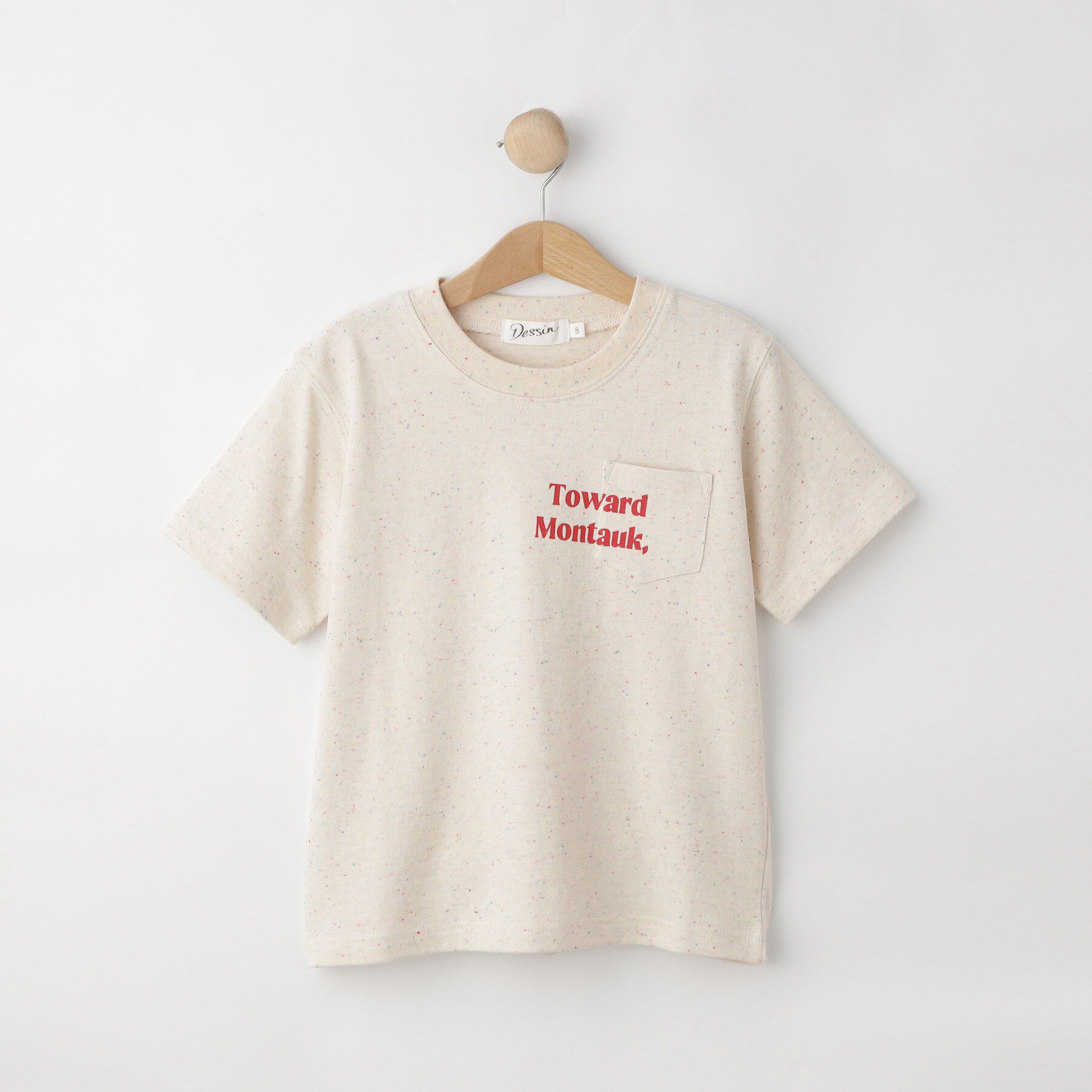 Dessin「【リンクコーデ可】カラーネップ ポケットTシャツ」|Tシャツ・カットソー|アイボリー(004)