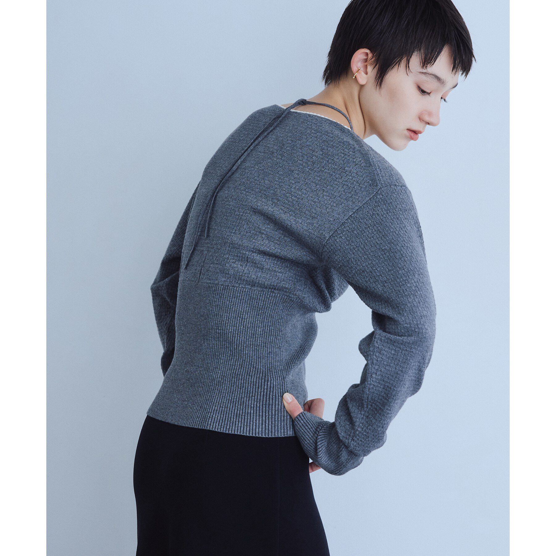 CODE A「intimate wrap knit top」|ニット・セーター|