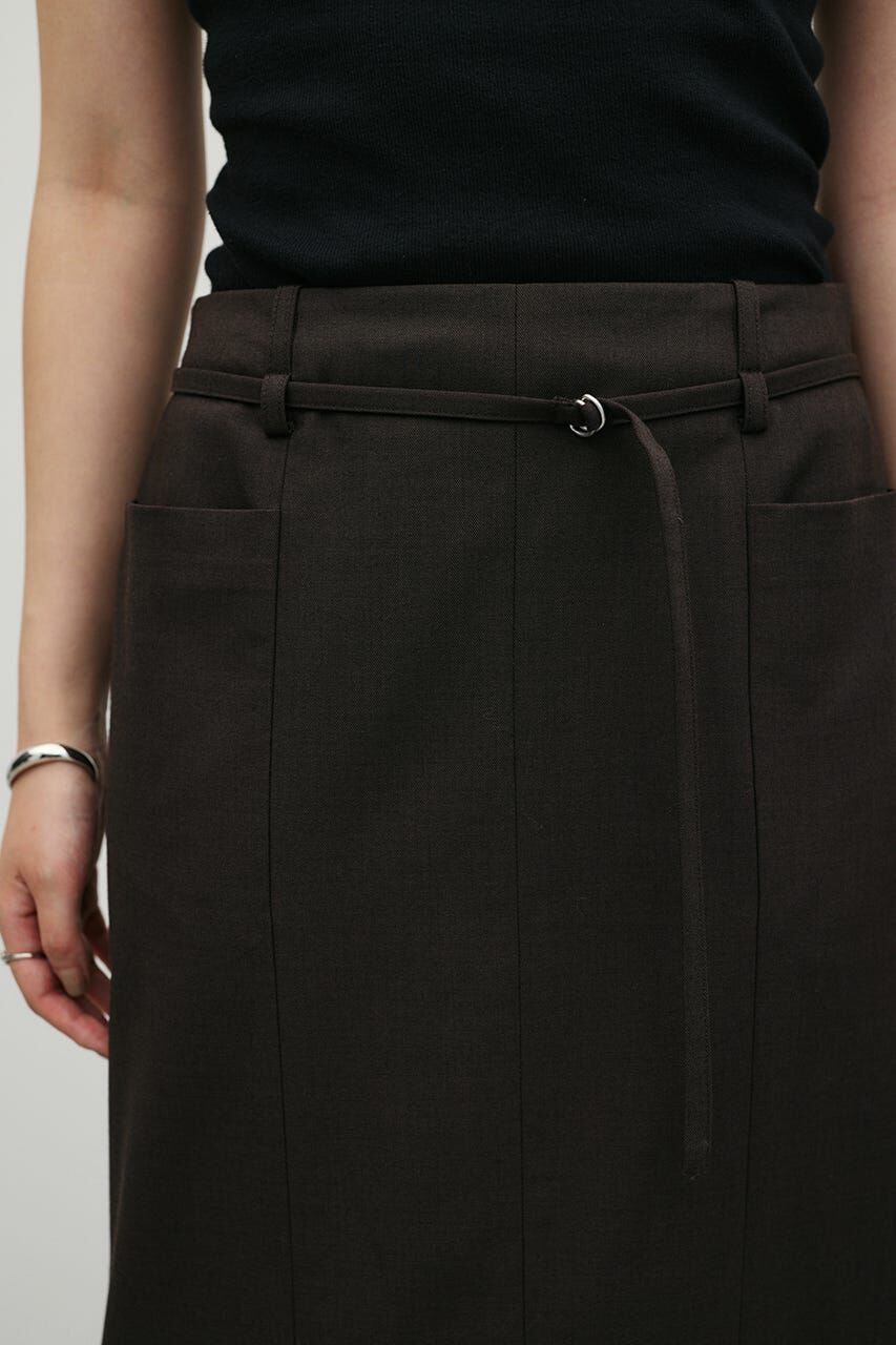 STYLEMIXER「ベルト付きローウエストロングスカート」|スカート|