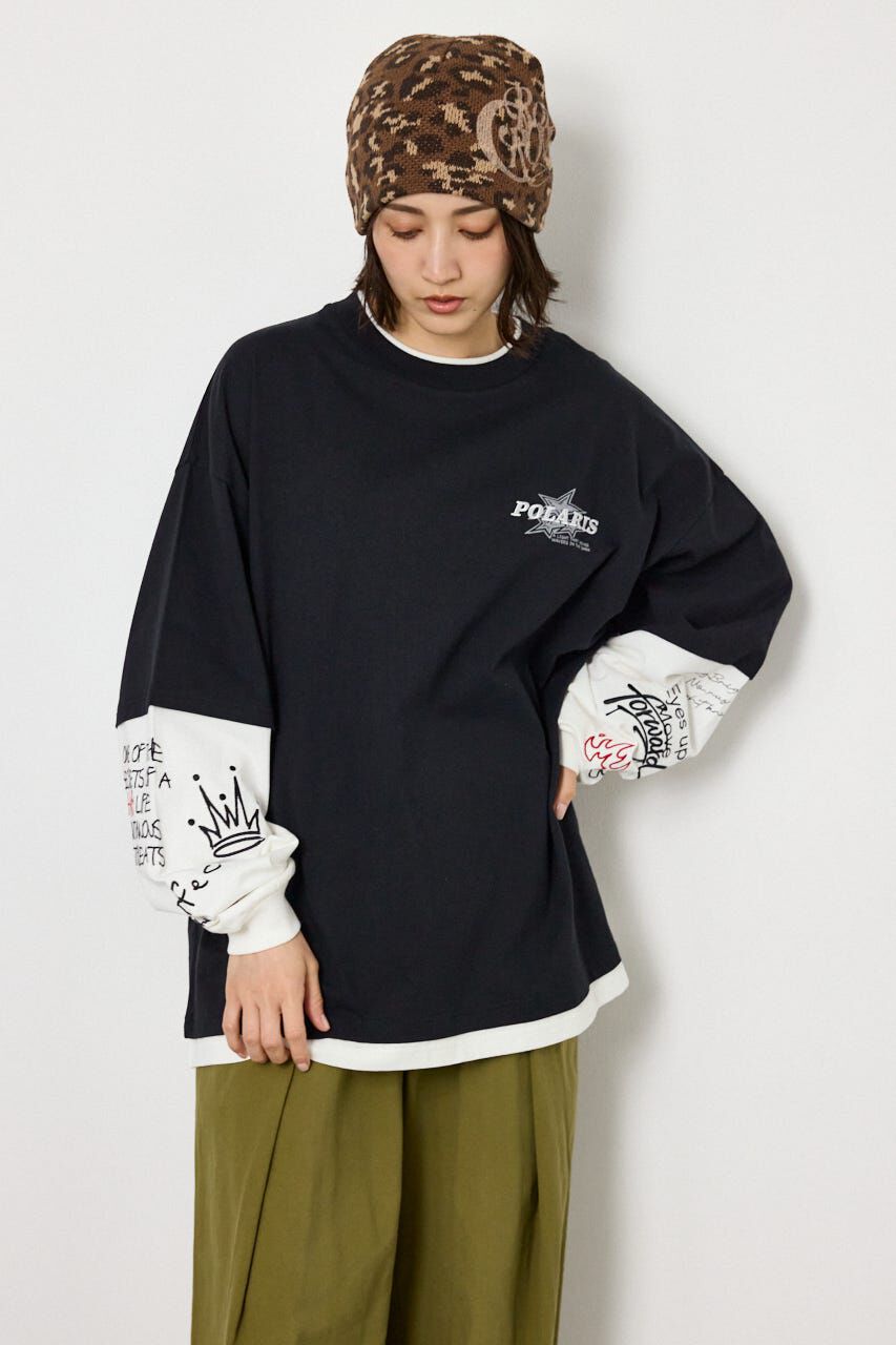RODEO CROWNS「スターレイヤードロングスリーブTシャツ」|Tシャツ・カットソー|BLK