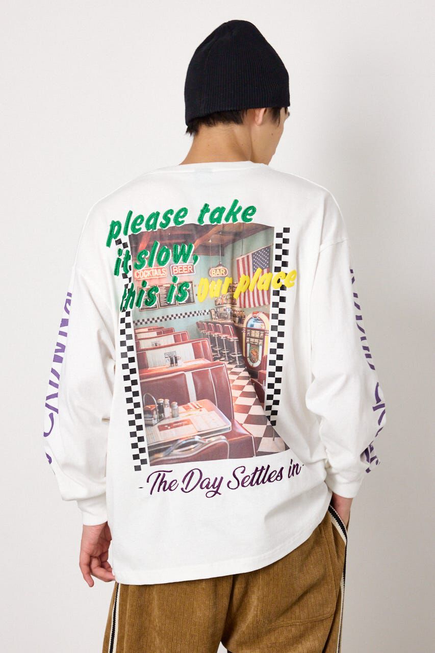 RODEO CROWNS「diner 長袖Tシャツ」|Tシャツ・カットソー|WHT