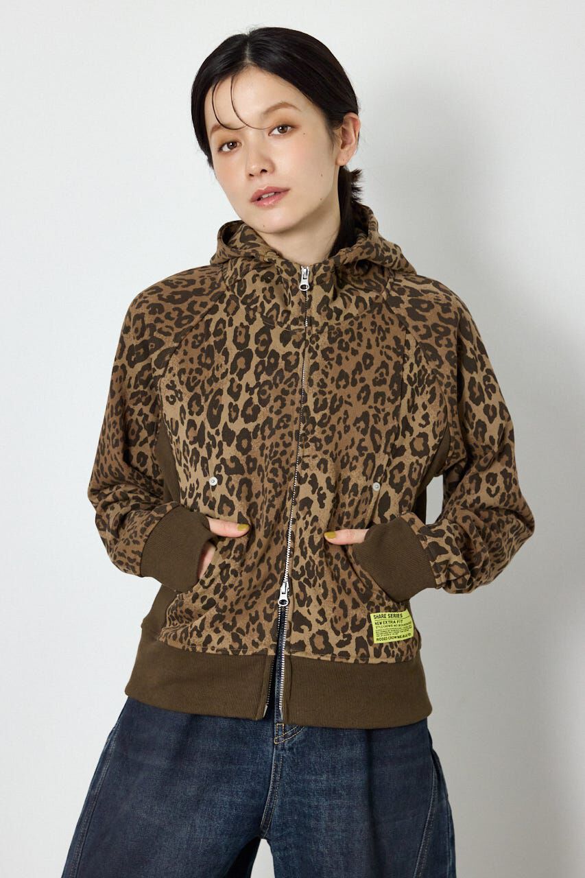 RODEO CROWNS「(UNISEX)SHARE パターンスタンドネックジップパーカー」|パーカー|