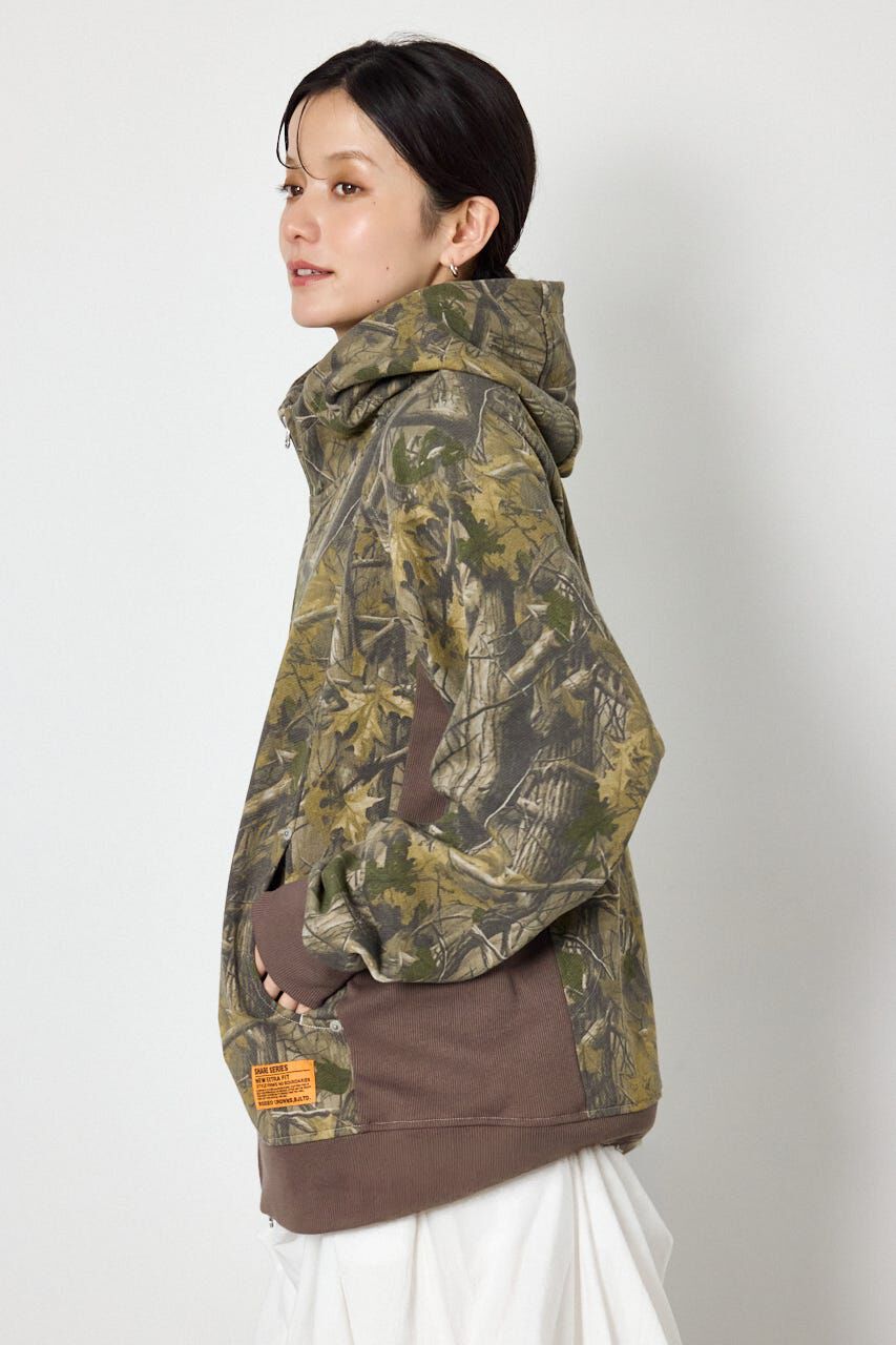 RODEO CROWNS「(UNISEX)SHARE パターンスタンドネックジップパーカー」|パーカー|