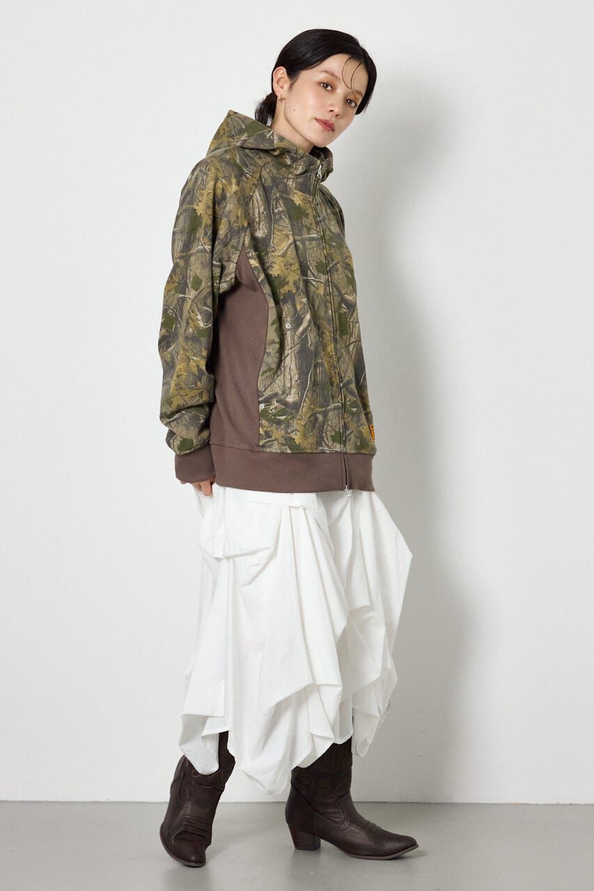 RODEO CROWNS「(UNISEX)SHARE パターンスタンドネックジップパーカー」|パーカー|