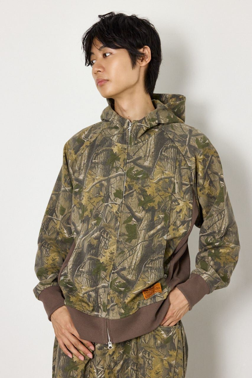RODEO CROWNS「(UNISEX)SHARE パターンスタンドネックジップパーカー」|パーカー|
