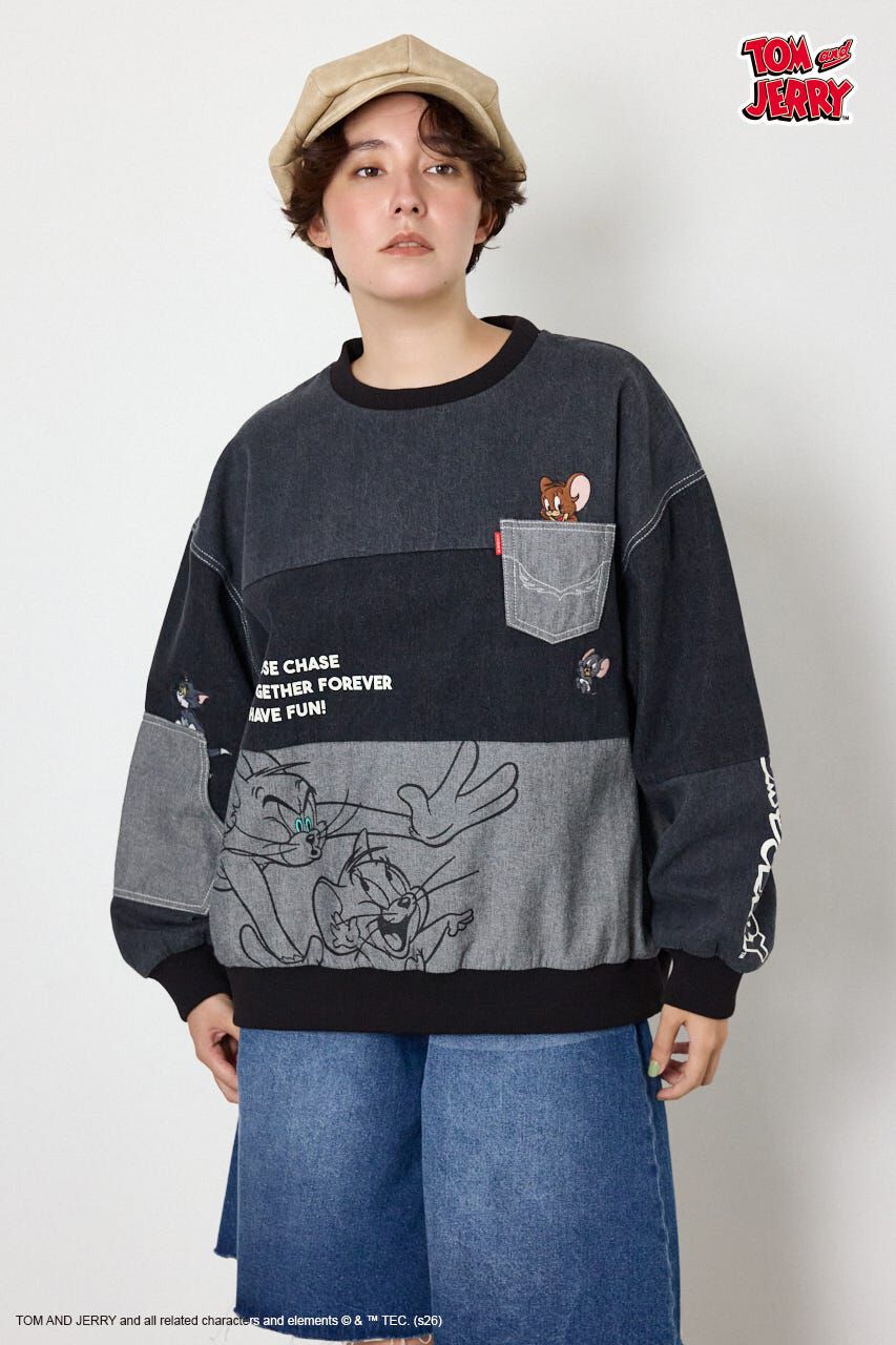 RODEO CROWNS「(TOM and JERRY)カスタムデニムトップス」|Tシャツ・カットソー|