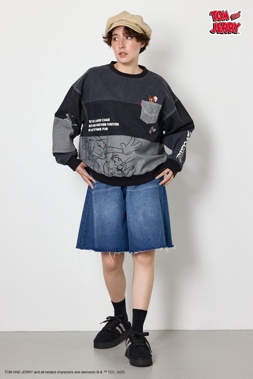 RODEO CROWNS「(TOM and JERRY)カスタムデニムトップス」|Tシャツ・カットソー|